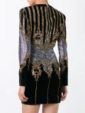 studded baroque mini dress