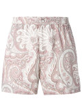 printed swimming shorts