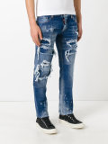distressed jeans