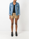 high-waisted shorts