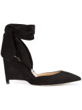 tie wedge sandals
