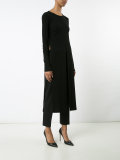 front-slit knitted top