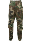 camouflage cropped trousers