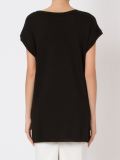 high low knit blouse
