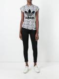 Trefoil logo print T-shirt