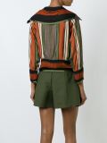 striped bomber jacket