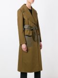 tie belted waist coat