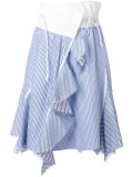paperbag waist striped skirt 