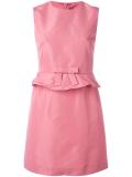 ruffled waistband dress