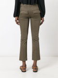 flared cropped trousers