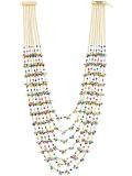 layered long necklace
