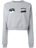 embellished eyes sweatshirt