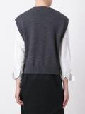 shirt tail knit vest