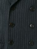 pinstripe double breasted blazer