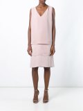 layered shift dress