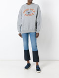 'being nice' print sweatshirt