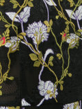 floral lace panel dress 
