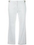 bell bottom cropped trousers