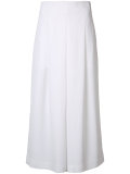 flared cropped trousers