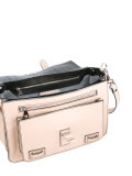 contrast stitch satchel