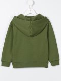 logo print hoodie