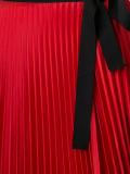 'Pleated Wrap' skirt