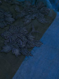 floral embroidered scarf