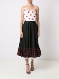 silk embroidered top