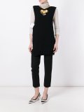 sleeveless knitted tunic
