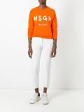 logo print sweatshirt