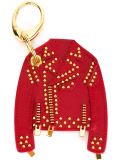 studded jacket key ring