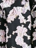 embroidered single-breasted coat