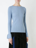 frilled sleeve jumper 