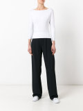 boat neck sweatshirt 