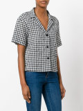 checked shortsleeved shirt