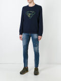 Superman patch logo sweatshirt