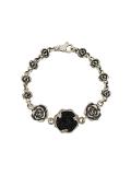 carved rose motif bracelet