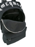 logo print backpack
