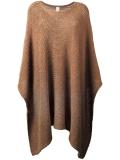 classic knit poncho
