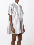 metallic effect dress