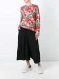 floral print sweatshirt