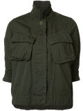cropped military jacket