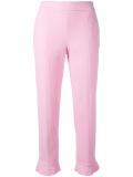 tapered cropped trousers