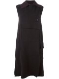 sleeveless double breasted coat