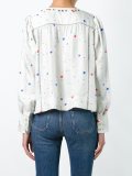 eyelet long sleeved blouse