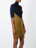 colour block knit dress