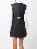 cut-off detailing denim dress