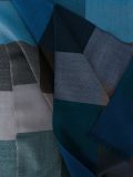 checked frayed hem scarf
