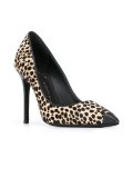 cheetah print pony hair pumps