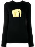 elephant intarsia jumper 